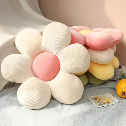 35CM Colorful Flowers Plush Pillow Plant Petal Cushion Stuffed Toys Home Decor Gift - Urbizia