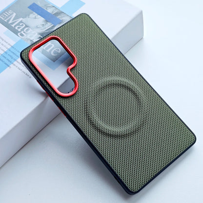 High End Business Magnetic Leather Phone Case for Samsung Galaxy S26 Ultra S26 Plus S25 Plus Edge for Wireless Charging Case