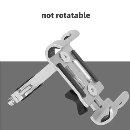 Motorcycle Bicycle Phone Holder Aluminum Alloy 360 Rotate Anti-slip Bracket Support GPS Clip Bike Phone Stand for iPhone Xiaomi