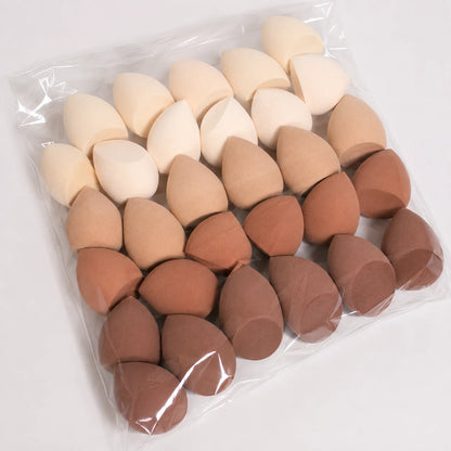 7Piece/18Piece Makeup Sponge Set, Suitable for Liquid BB Cream Powder Application, Makeup Egg Dry Wet Dual-Use Powder Puff