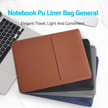 PU Laptop Sleeve Bag for MacBook & Laptops 13–16 Inch