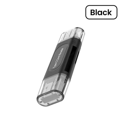 4-in-1 USB Type-C Multi Card Reader Adapter