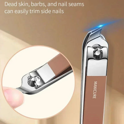 Complete 7 Sets Anti-Splash Protection Tool Nail Clipper Set Hand In Hand With Manicure Clippers Manicure Nail Clippers Manicure