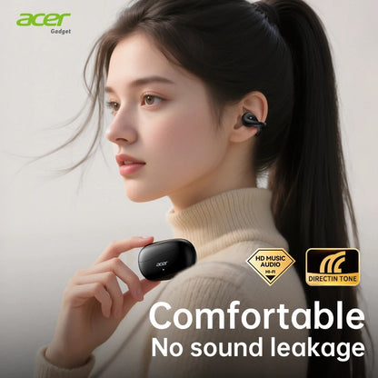 Acer Ohr555 Wireless Bluetooth Earphones with Ear Clip Design, Hifi High-Definition Noise Reduction, Comfortable to Wear, Suitable for Sports, Running, Fitness, Compatible with Mobile Phones, Tablets, and Laptops