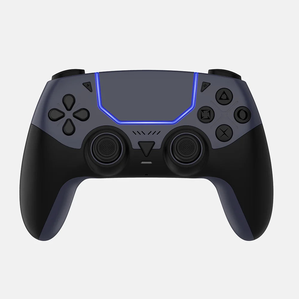 Wireless Gaming Controller for PS5/PC/Steam Deck Hall Effect Marco Dual Vibration 6-Axis Motion Contro Gamepad with Speaker
