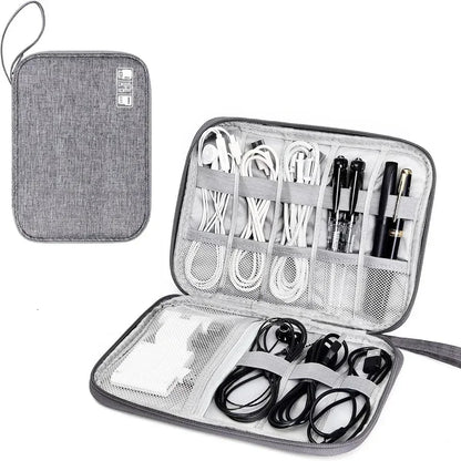 Multifunctional Digital Travel Packing Cube Space Saving Mobile Hard Drive Data Cable Storage Bags Small Objects Organize Pouch