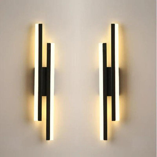 Modern Dimmable LED Wall Sconce – Acrylic Shade, 3 CCT, Gold or Black