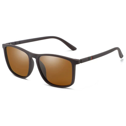 Polarized UV400 Square Sunglasses, Luxury Stylish Eyewear for Driving Cycling Fishing Men Women