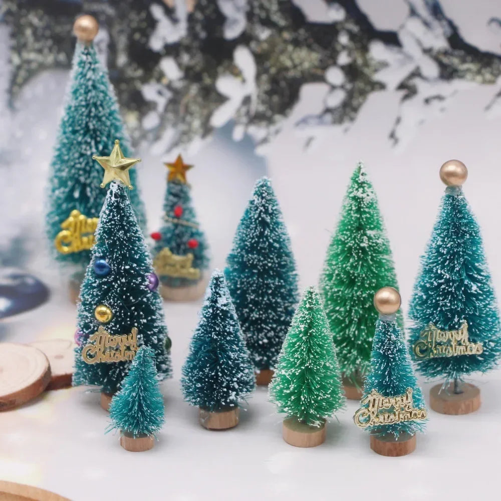 Decorated Mini Cedar Pine Christmas Tree