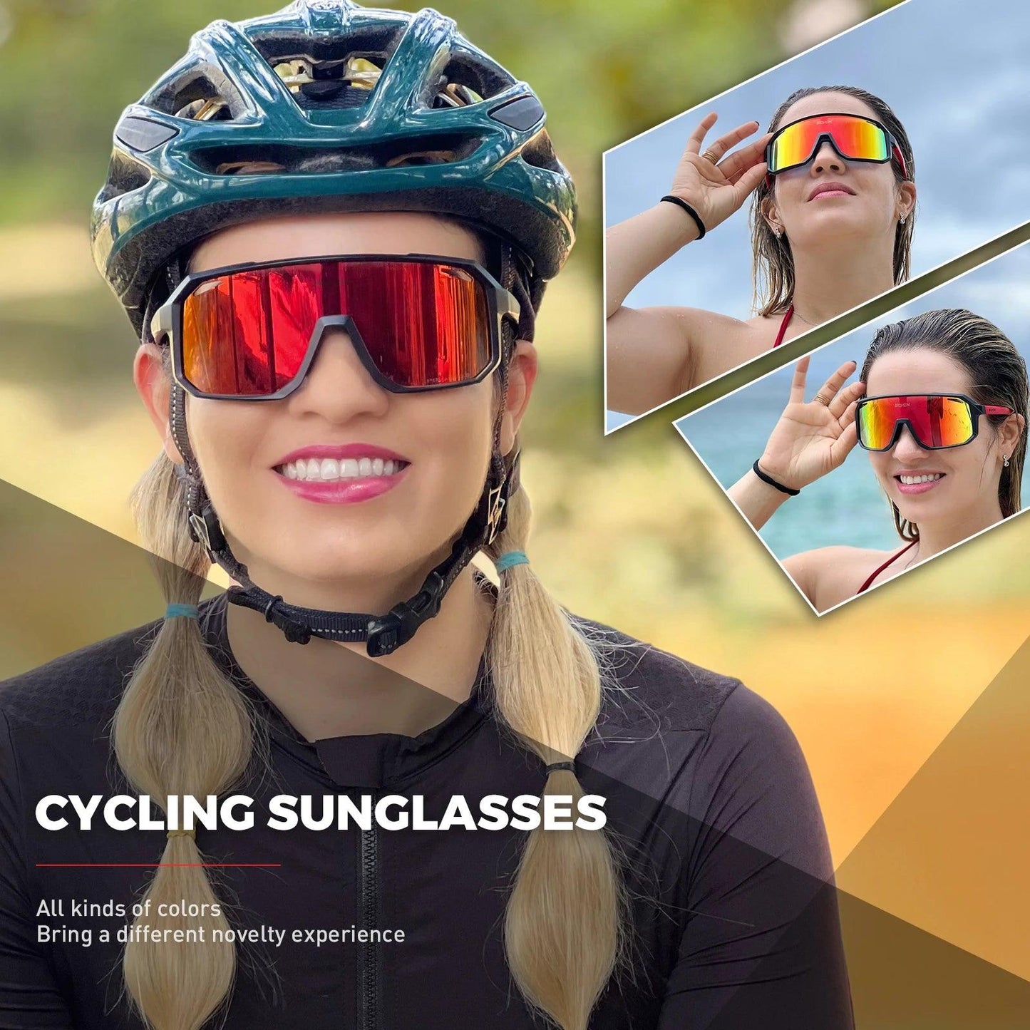 SCVCN Photochromic Cycling Sunglasses UV400 MTB Eyewear