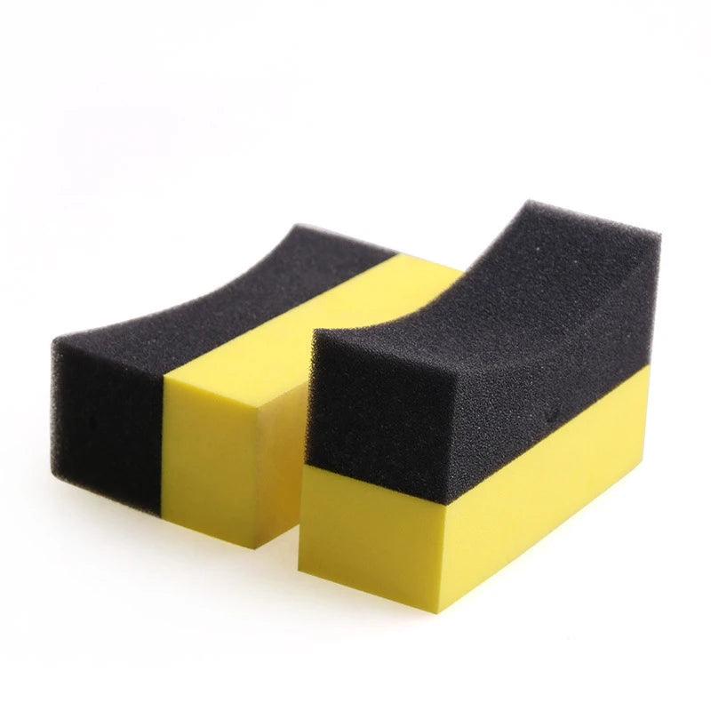 U-Shape Car Tyre and Wheel Cleaning Sponge Set – 5 or 10 Pcs