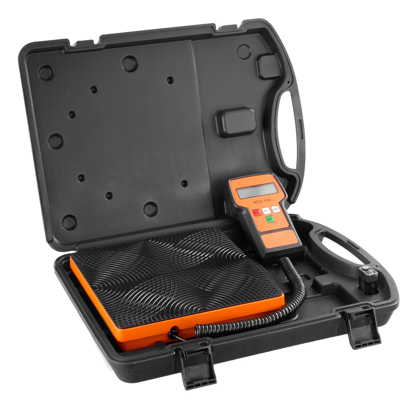 SucceBuy Refrigerant Scale 110/220 LBS HAVC Charging Recovery Freon Scale with Wired Remote Control 2/5g  Precision Electronic