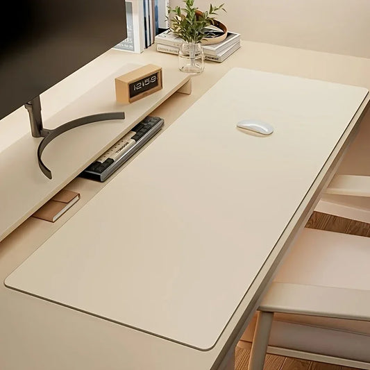Large Faux Leather Waterproof Mouse Pad Desk Mat