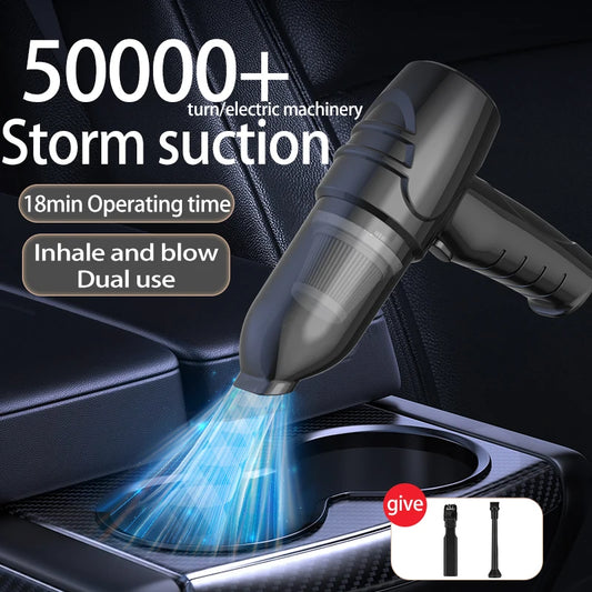 Wireless Car Vacuum Cleaner High-Power Dual-Use (Car & Home) Powerful Multi-Functional Handheld Vacuum with Strong Suction