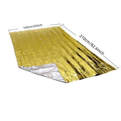 Emergency Thermal Survival Blanket Waterproof Heat Retention Camping Blanket - Urbizia