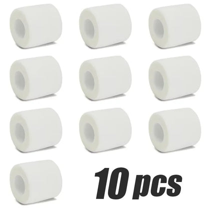 1/6/10/15pcs White 5cm Sports Self Adhesive Elastic Bandage Wrap Tape Elastoplast for Knee Support Pad Finger Ankle Palm Shoulde