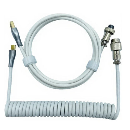 Mechanical Keyboard Coiled USB-C Aviator Cable