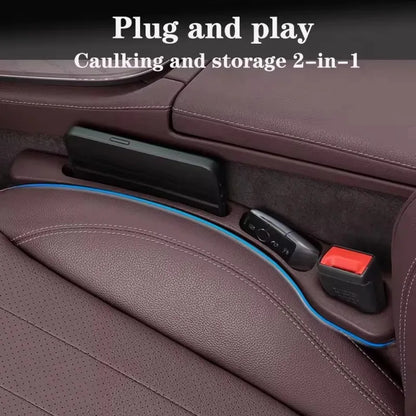 2Pcs Car Seat Gap Filler Side Seam Plug Strip Leak-proof Filling Strip For All Car Model Wallet Phone Holder Car Accessories