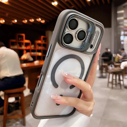 iPhone MagSafe Armor Case – Matte Translucent Shockproof