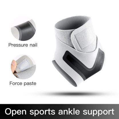 Adjustable Ankle Support Pad Ankle Sleeve Pressure Anti-Spinning Elastic Breathable Support Fitness Sports Safety Prevention