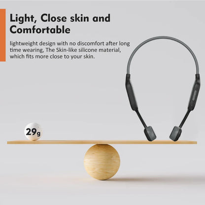 2024 Classic DG08 Bone Conduction Headphone Wireless Bluetooth Headset with MIC BT 5.3 Waterproof for Sport Running Workouts - Urbizia