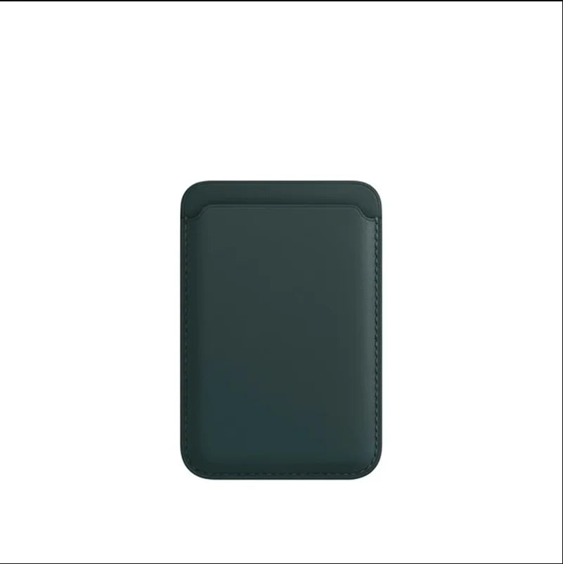For Magsafe Official 1:1 Leather wallet Magnetic Card holder Case For iPhone 18 Pro 17 16 15 Pro Max Samsung Bag With Box Cover