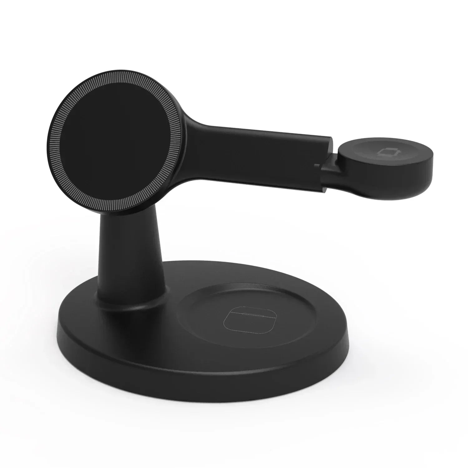 3 In 1 Magnetic Wireless Charger Stand For Magsafe iPhone 16 15 14 13 Pro Max Apple Watch 9 8 AirPods Pro Fast Charging Station - Urbizia