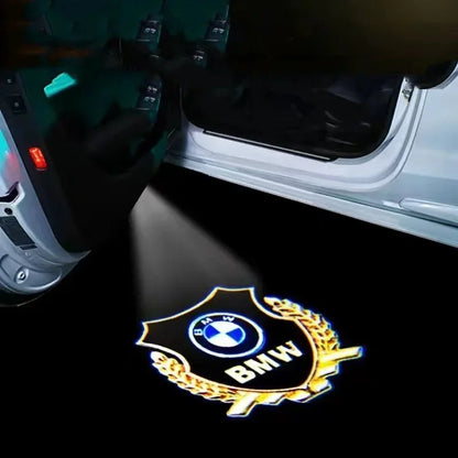 2/4pcs The car LED welcome light is suitable for BMW 2 Series F22F23F44F45F46 14-23 /4 Series F32F33613-23 projection lamp.