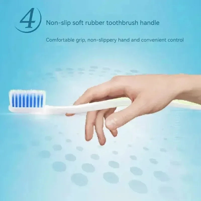 Clogate 6pcs Adult Soft Bristle Toothbrush Whitening Oral Hygiene For Sensitive Gums And Teeth Manual Toothbrush For Home Use - Urbizia