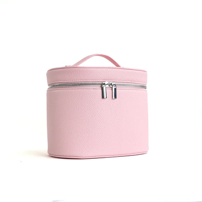Customizable Names and Letters, Travel Portable Cosmetic Bag Large-capacity PU Leather Cosmetic Box with Internal Storage Box,