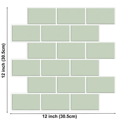 5 Sheets Wall Tile Sticker White Self Adhesive Tiles Waterproof Vinyl Wallpaper Backsplash For Kitchen Living Room Bathroom - Urbizia
