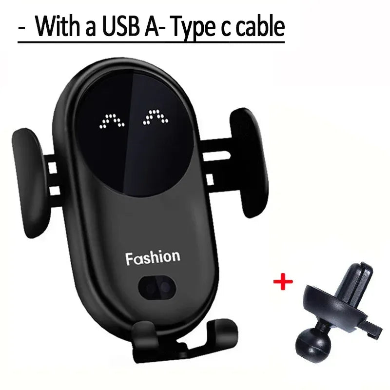 30W Wireless Car Charger Mount – Auto-Clamping Air Vent Holder - Urbizia