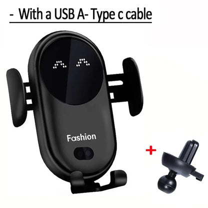 30W Wireless Car Charger Mount – Auto-Clamping Air Vent Holder - Urbizia