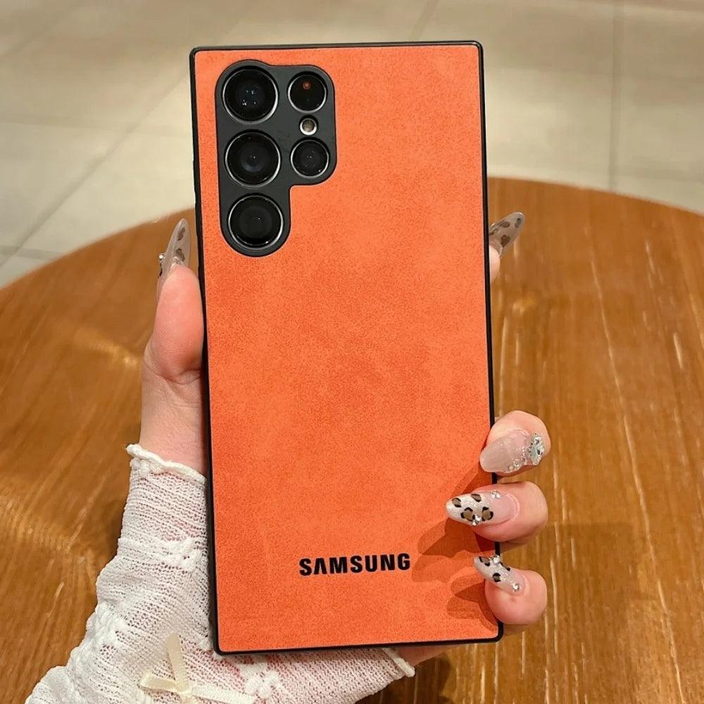 Lambskin Shockproof Case for Samsung Galaxy