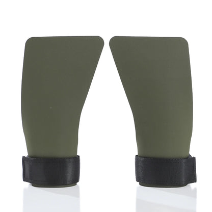 A Pair of Hypalon No-hole Hand Grips for Crossfit Pull-ups Cross Training Gymnastics WODS Weightlifting Palm Protector