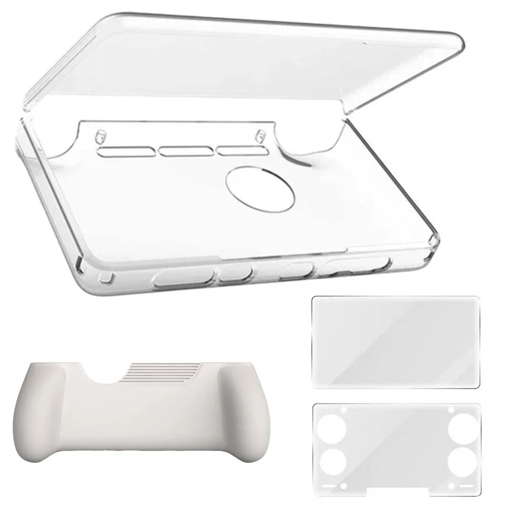 TPU Clear Caes Protective Set For AYN THOR Gaming Accessories Game Console Soft Flip Shell Anti Fall Grip Case Shell Grip Bag