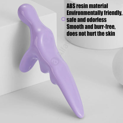 T Acupressure Massager Thumb Finger Press Trigger Point Relief Fatigue Manual Relaxed Whole Body Deep HandHeld Reflexology Tool