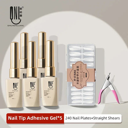 RS NAIL 12g Strong Soft Nail Tips Adhesive Gel Press On False Nails Solid Sticker Adhesive For Nail Art Soak Off UV Tips Glue