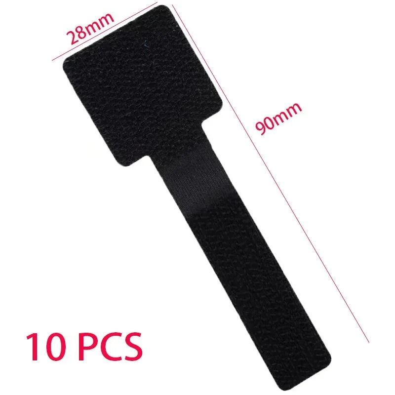 Reusable Cable Ties Fastening Wire Organizer Cord Rope Holder Self Adhesive Adjustable Cord Organizer Straps Desk Management - Urbizia