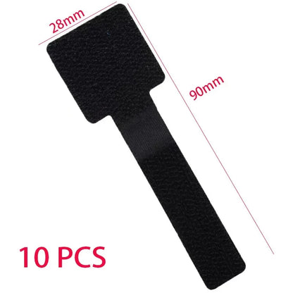 Reusable Cable Ties Fastening Wire Organizer Cord Rope Holder Self Adhesive Adjustable Cord Organizer Straps Desk Management - Urbizia