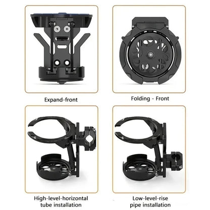 NEW Motorcycle Foldable Water Cup Bracket For Electric Bicycle Sport Cycling 360° Adjustable Handlebar Drink Holder Accessories