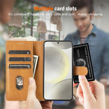 Business Leather Flip Wallet Case for Samsung Galaxy