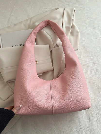 Large Capacity Solid Color Women's Shoulder Bag, Multifunctional Crossbody Bag, Women's Shoulder Tote Bag, Large Capacity Crossbody Tote Bag, Casual Work Bag