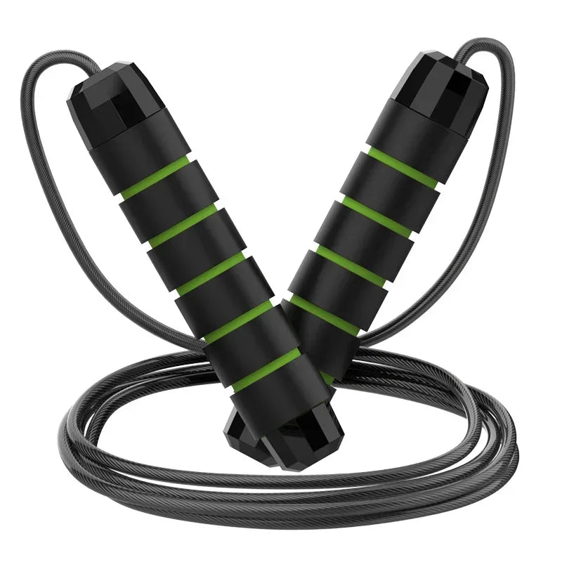 1PCS The New Jump Rope Steel Wire Skipping Exercise Adjustable Jumping Fitness Workout Training Home Sport Equipment Tangle-Free - Urbizia