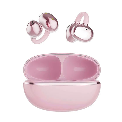 Bluetooth Clip-On Earbuds Wireless Headphones Comfortable and Stylish Clip-On Design High Quality Sound Lightweight and Portable