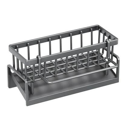 Kitchen Sink Drain Rack No-Drill Storage Shelf