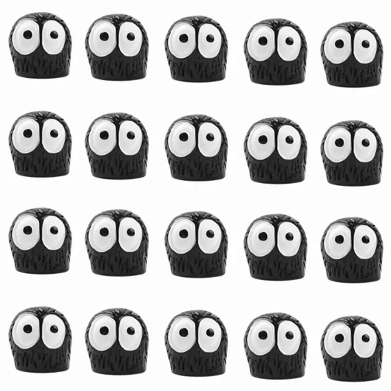 5/10/20PCS Cute Black Elf Car Interior Decoration Funny Auto Center Console Rearview Mirror Ornaments For Car Accessories