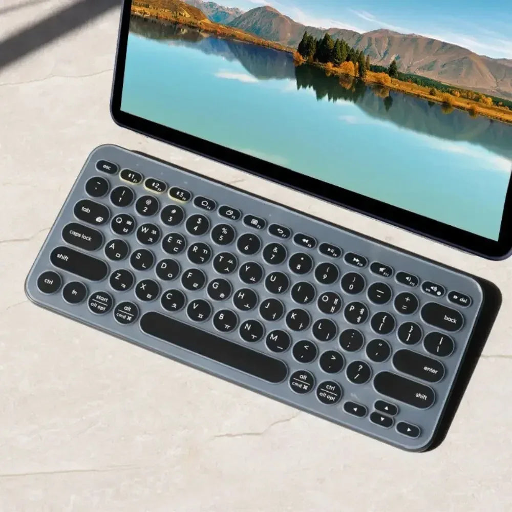 Transparent Korean Keyboard Cover Durable Wear-resistant Protective Skin Dustproof TPU for Logitech k380