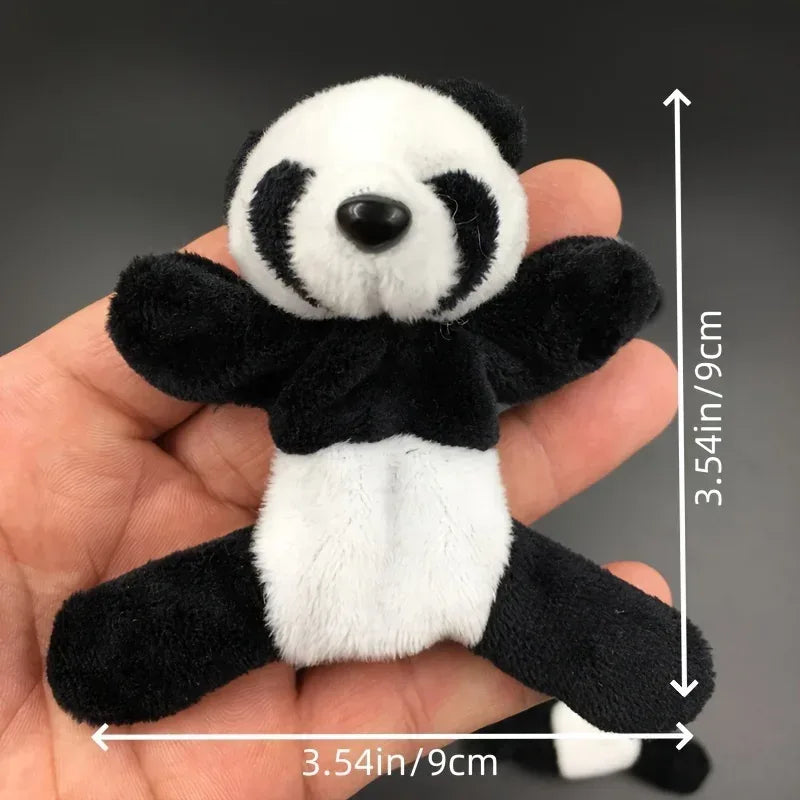 Cute Soft Plush Panda Magnet - Oval Fabric Whiteboard & Fridge Decor, Perfect for Gifting and Organizing - Urbizia