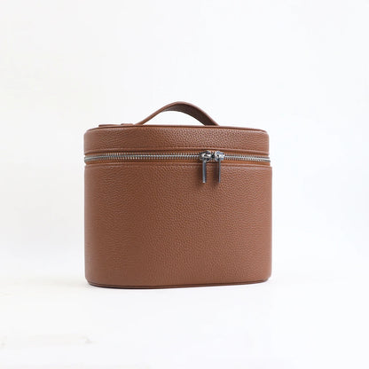 Customizable Names and Letters, Travel Portable Cosmetic Bag Large-capacity PU Leather Cosmetic Box with Internal Storage Box,